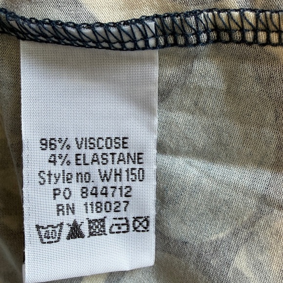 Boden Navy and White circle jersey knit 3/4 Sleeve Dress sz 12 14 euro 16 - Picture 10 of 11